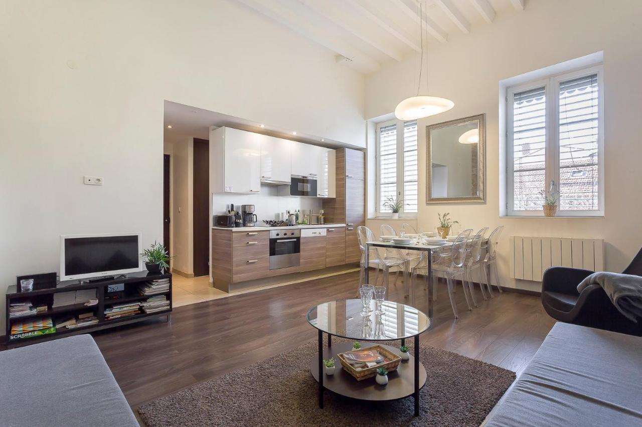 Le Jacquard Garage Lyon Centre Pour 2 A 8 Pers Appartement Buitenkant foto